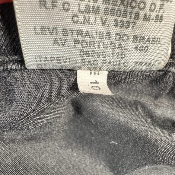 Levis Jeans Womens 10 Black 515 Bootcut Mid Rise Stretch - Picture 6 of 13